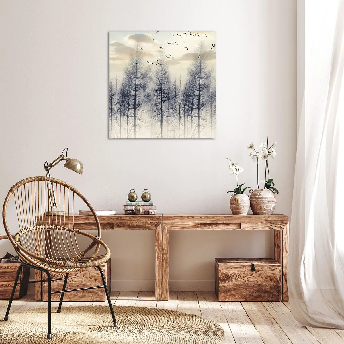 Canvas picture - Spirits of the Forest - 60x60 cm