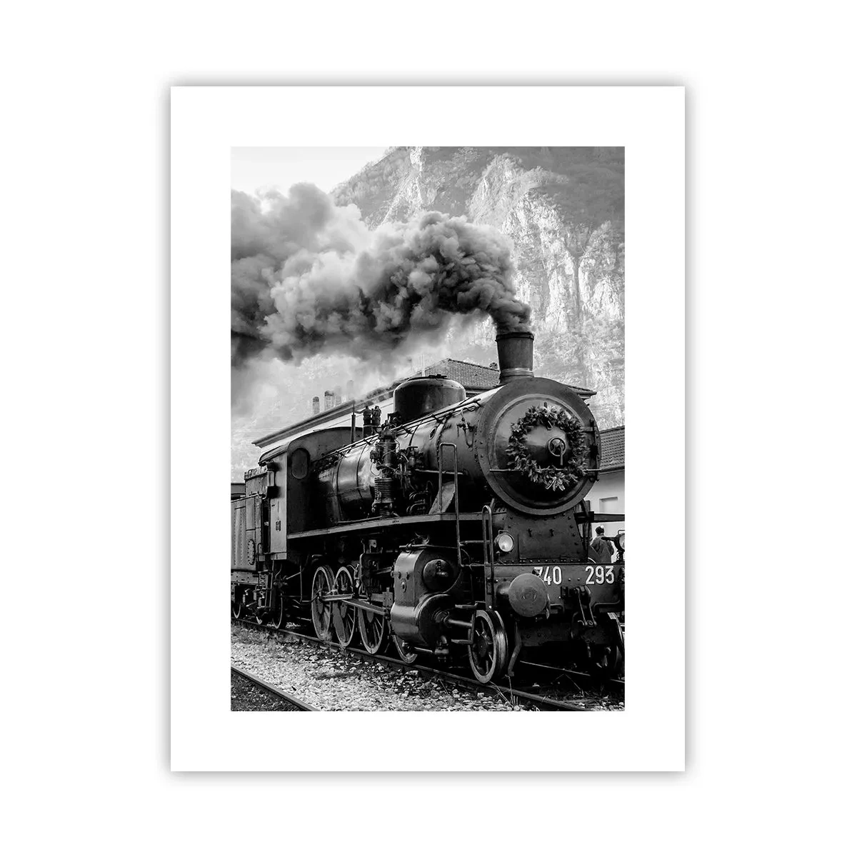 Poster - Standing at the Station... - 30x40 cm