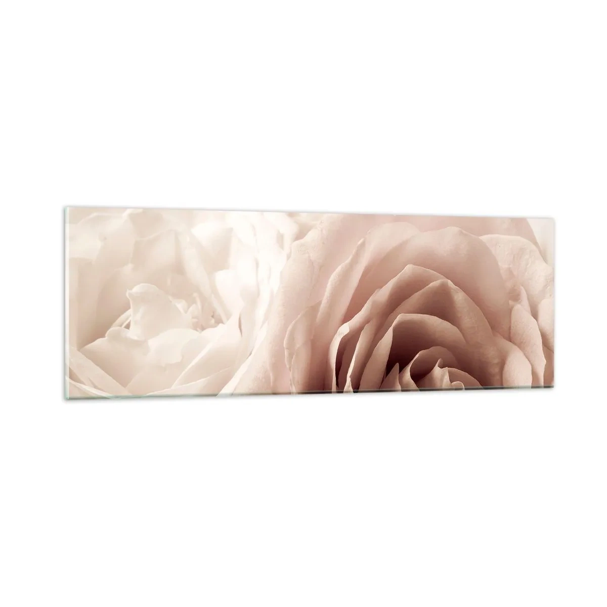 Glass picture - In the Heart of a Rose - 90x30 cm