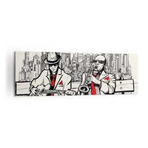 Canvas picture - New York Improvisation - 160x50 cm