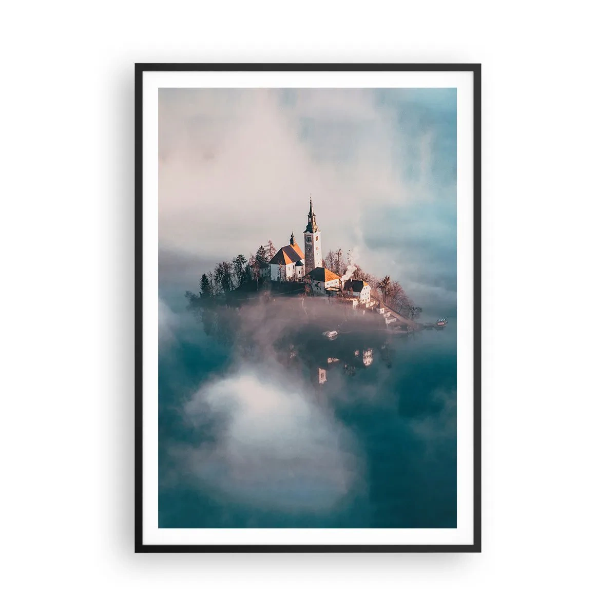Poster in black frame - Island of Dreams - 70x100 cm