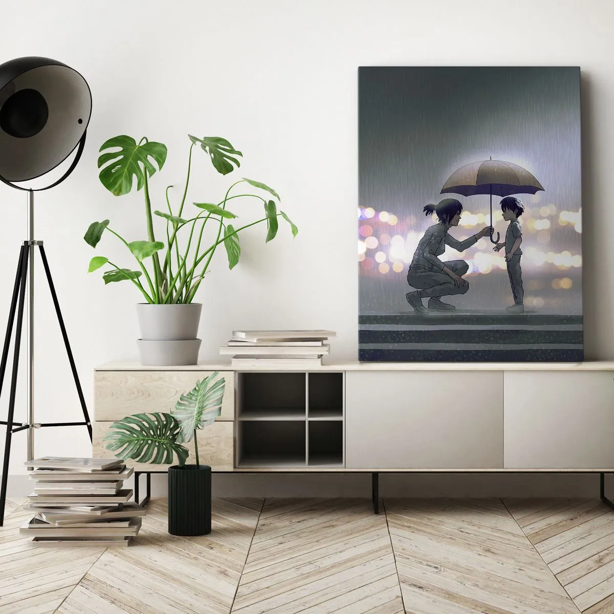 Canvas picture - And Everything Is All Right - 55x100 cm