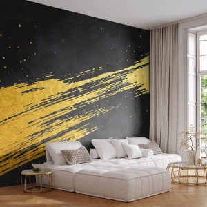 Photo Wallpaper Standard Eco - Jump to the Outer Space - Art Deco, Elegant, Dark - 300x210 cm