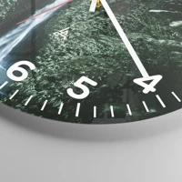 Clock face with numbers