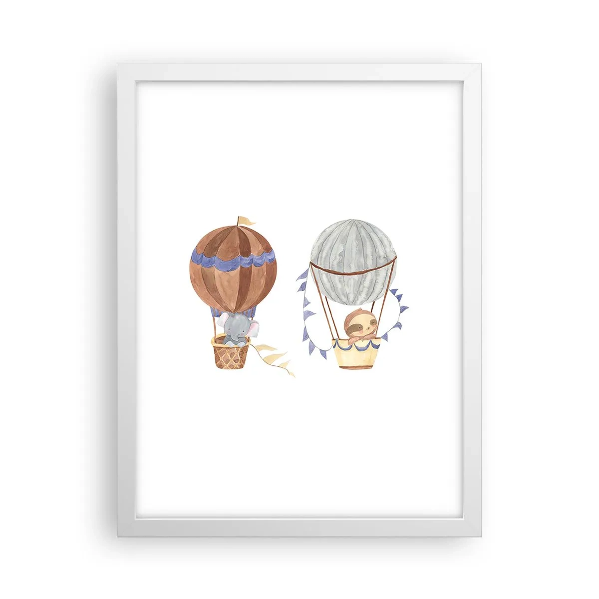 Poster in white frmae - Friends in Travel - 30x40 cm