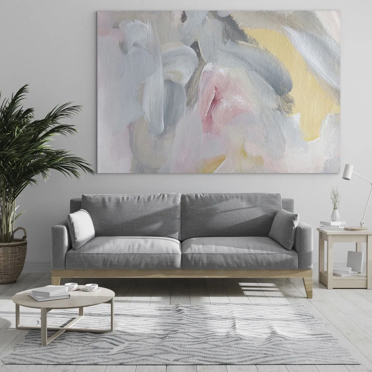 Glass picture - In a Pastel World - 120x80 cm