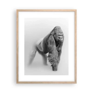 Poster in light oak frame - Certain of Its Strength - 40x50 cm