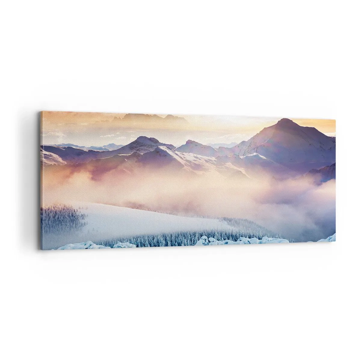 Canvas picture - Power and Purity of Nature - 100x40 cm