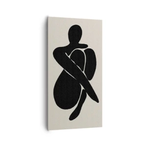 Canvas picture - In Her Own Arms - 65x120 cm