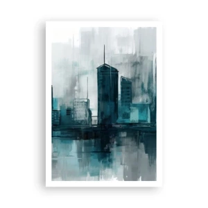 Poster - City in the Colour of Rain - 70x100 cm