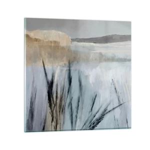 Glass picture - Winter Fields - 50x50 cm