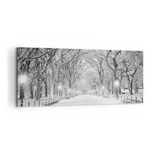 Canvas picture - Four Seasons: Winter - 100x40 cm