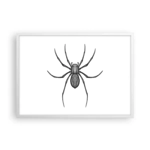 Poster in white frmae - Disturbing Precision - 70x50 cm