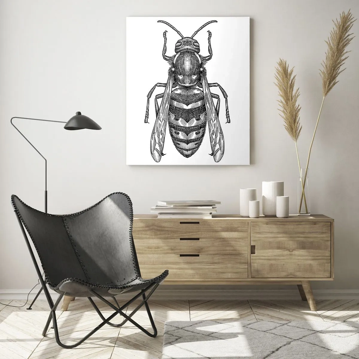 Glass picture - From Insect Planet - 80x120 cm