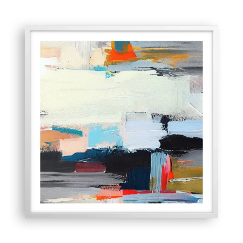 Poster in white frmae - Is There a Method? - 60x60 cm