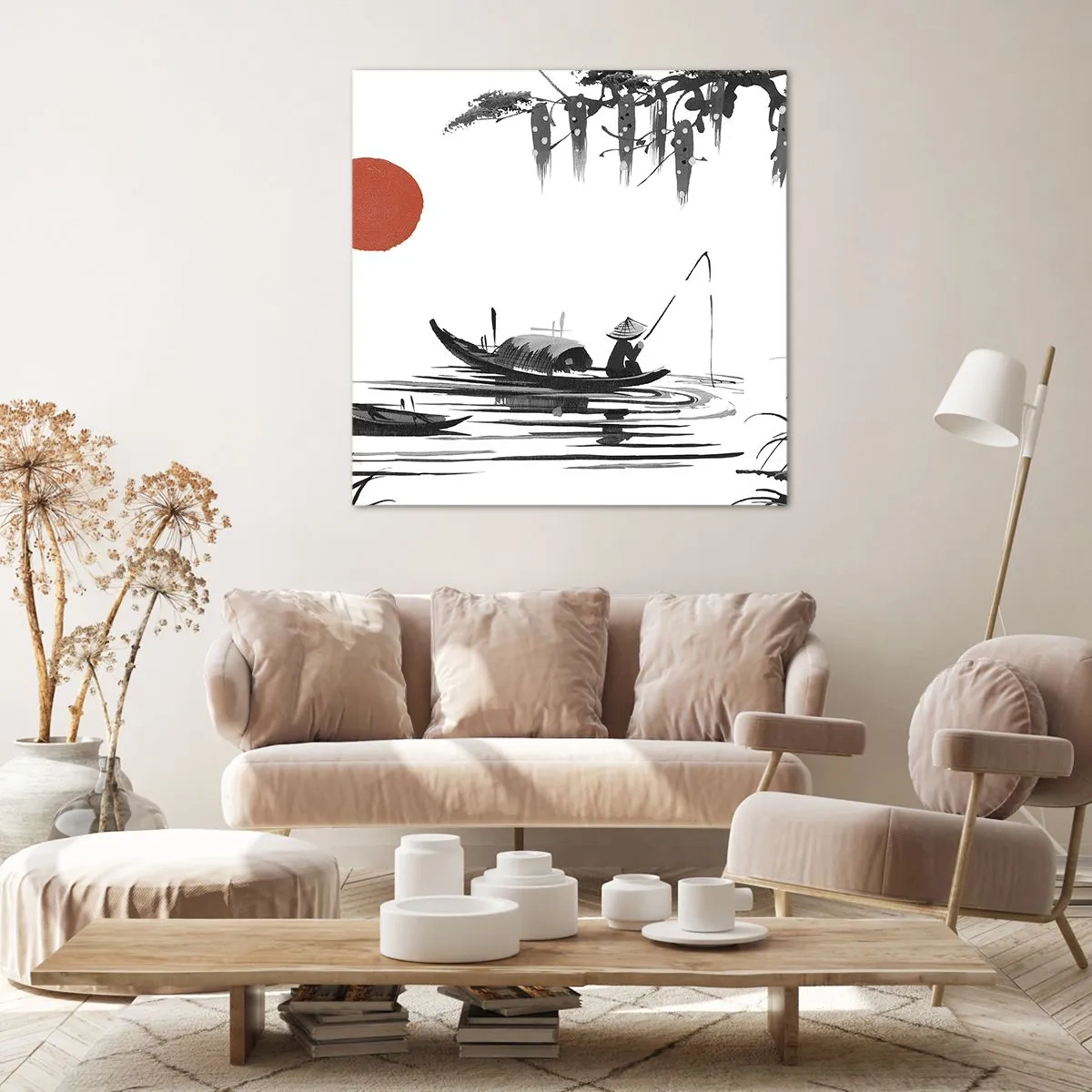 Canvas picture - Asian Afternoon - 50x50 cm