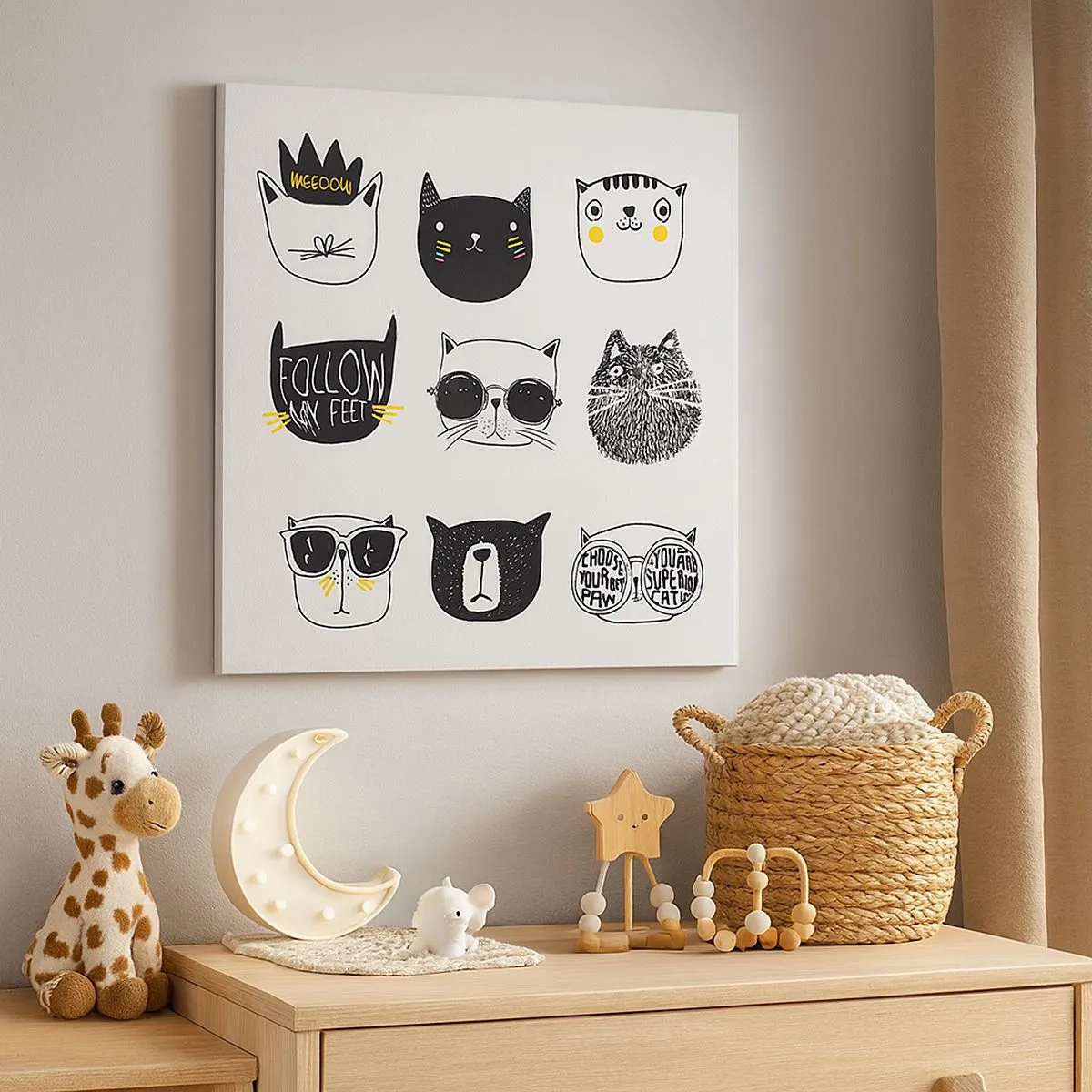 Canvas picture - Each Is Different All the Same - 30x30 cm