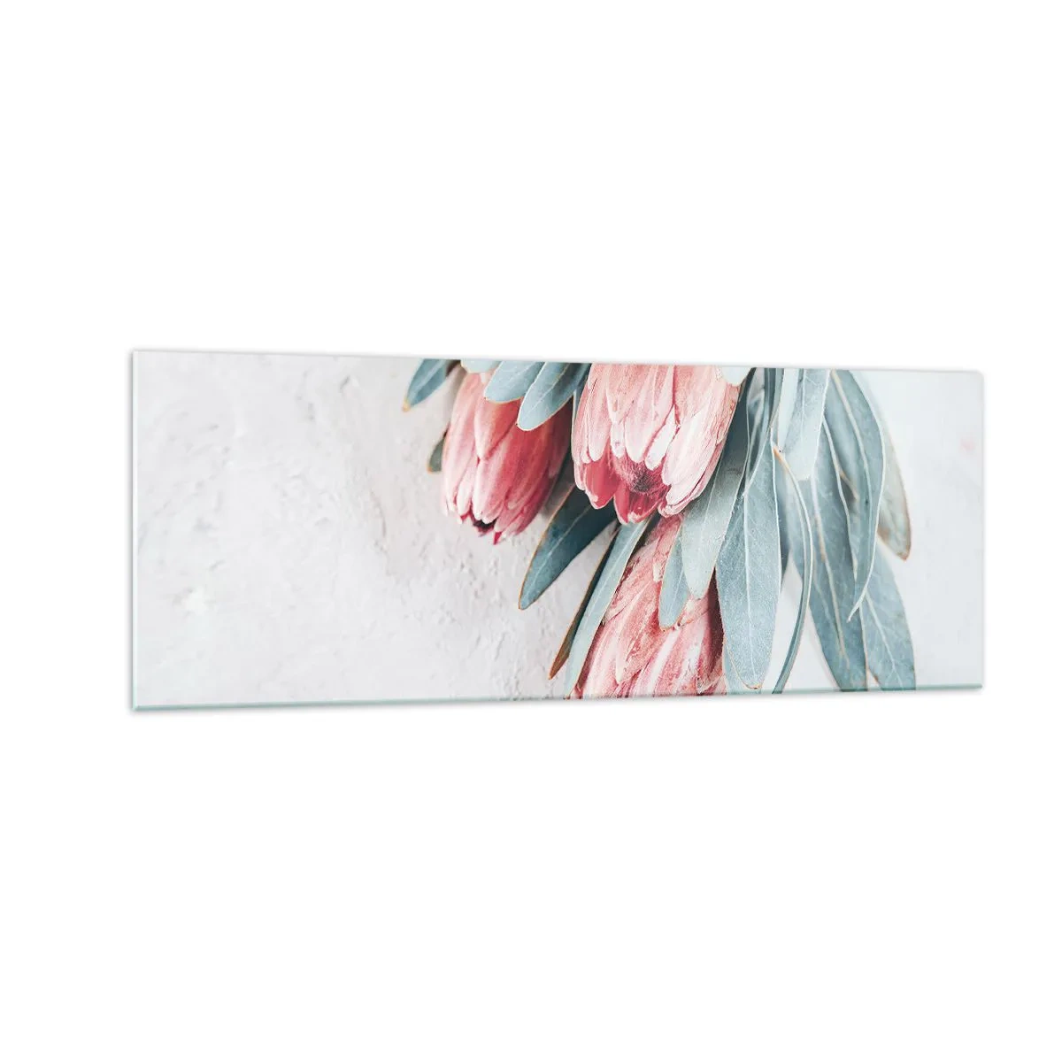 Glass picture - Ashamed of Their Own Beauty - 140x50 cm