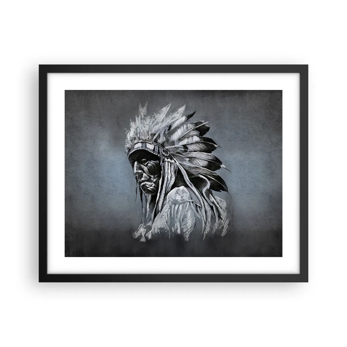 Poster in black frame - Return to the Roots - 50x40 cm