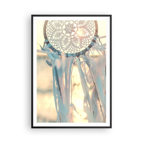 Poster in black frame - Lace Totem - 70x100 cm