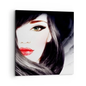 Canvas picture - Sapphire Look - 70x70 cm