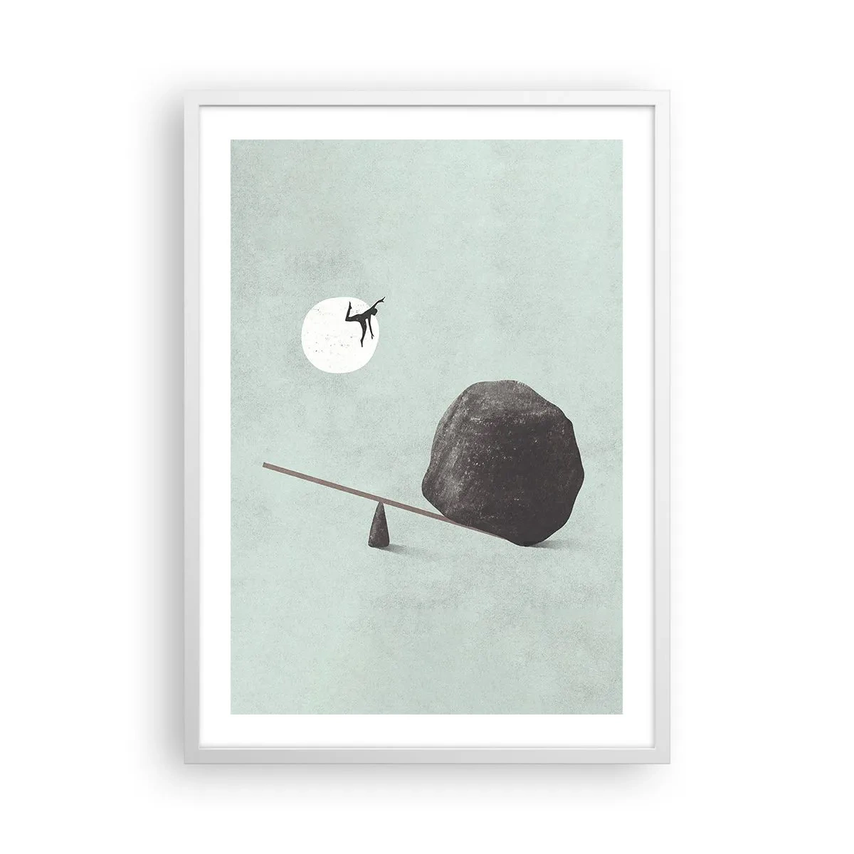 Poster in white frmae - Dream Come True - 50x70 cm