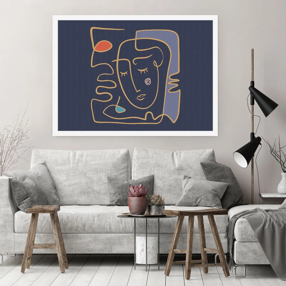 Poster - Deeply In Thoughts - 91x61 cm