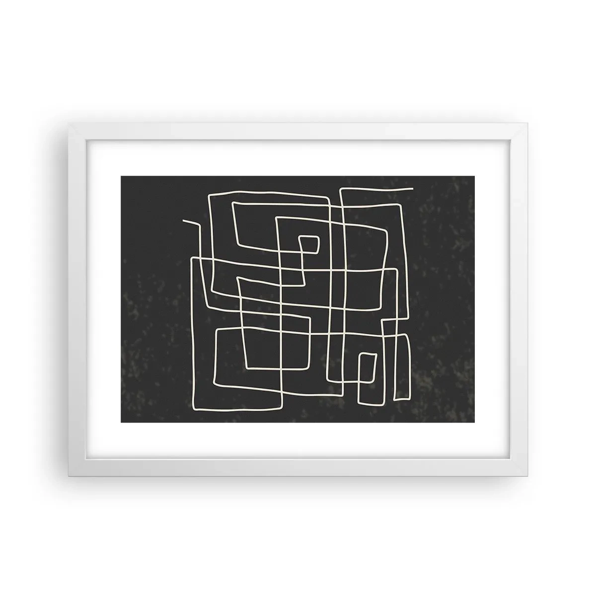 Poster in white frmae - Not Too Straight - 40x30 cm