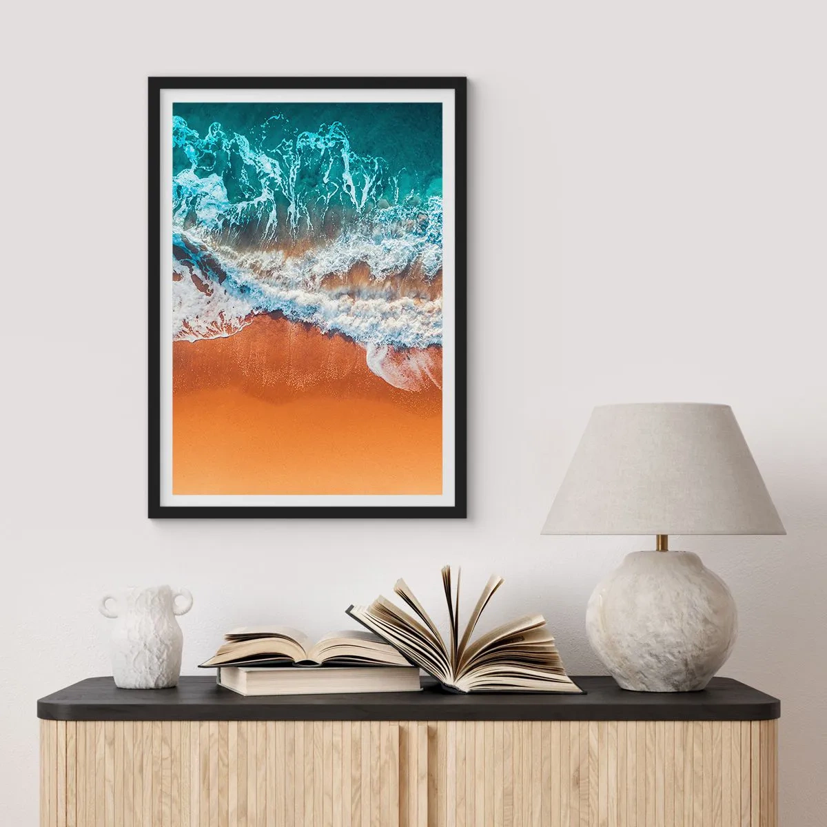 Poster in black frame - Always in a Couple - 70x100 cm