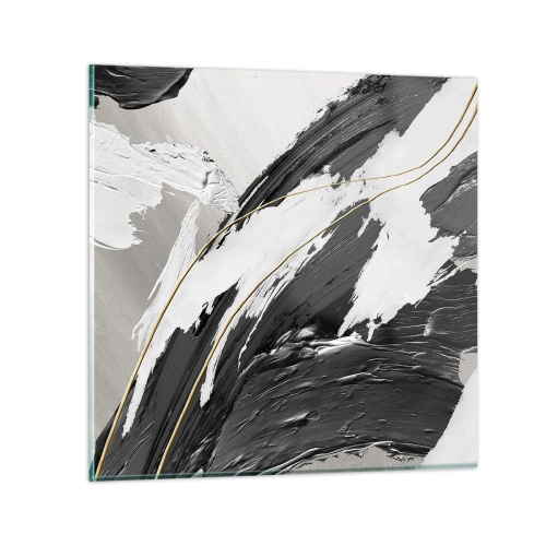 Glass picture - Abstract with Flair - 70x70 cm