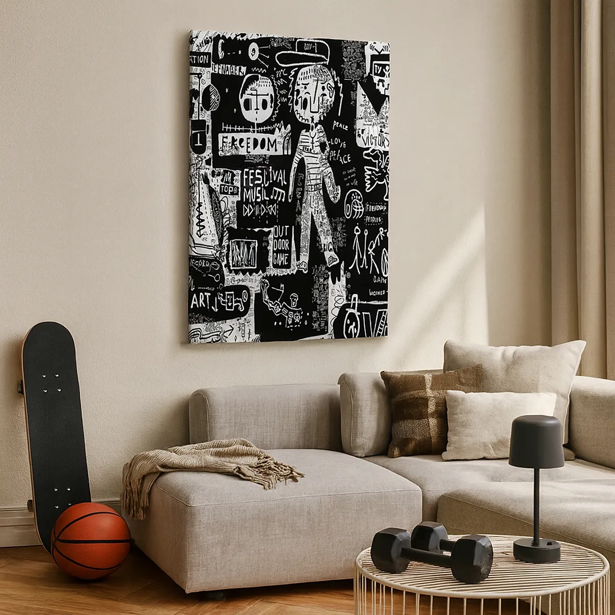 Canvas picture - Rights and Joys of Youth - 50x70 cm