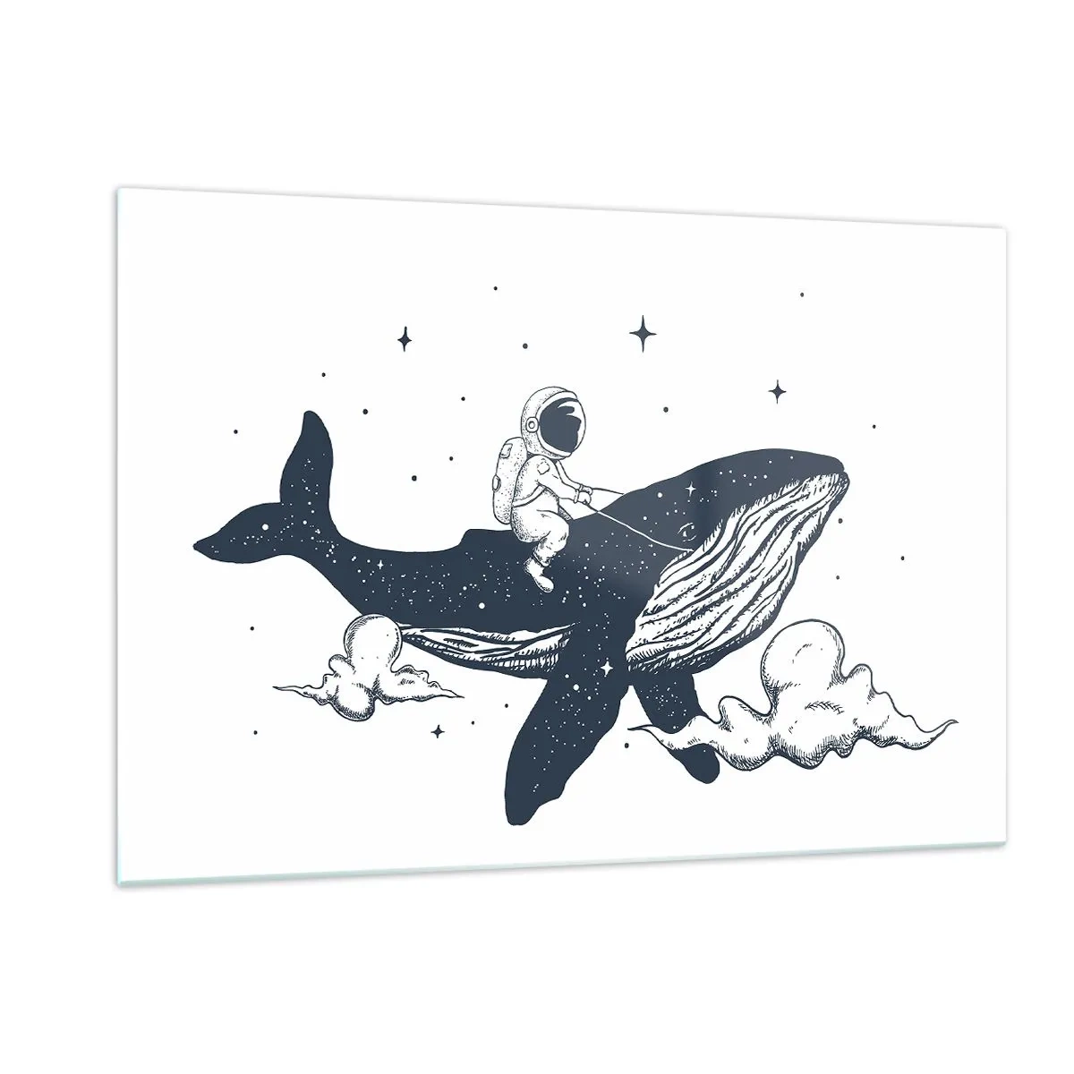 Glass picture - Space Adventure - 120x80 cm