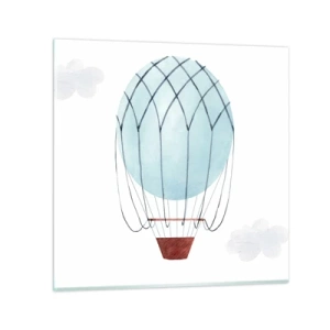 Glass picture - All in the Clouds - 70x70 cm