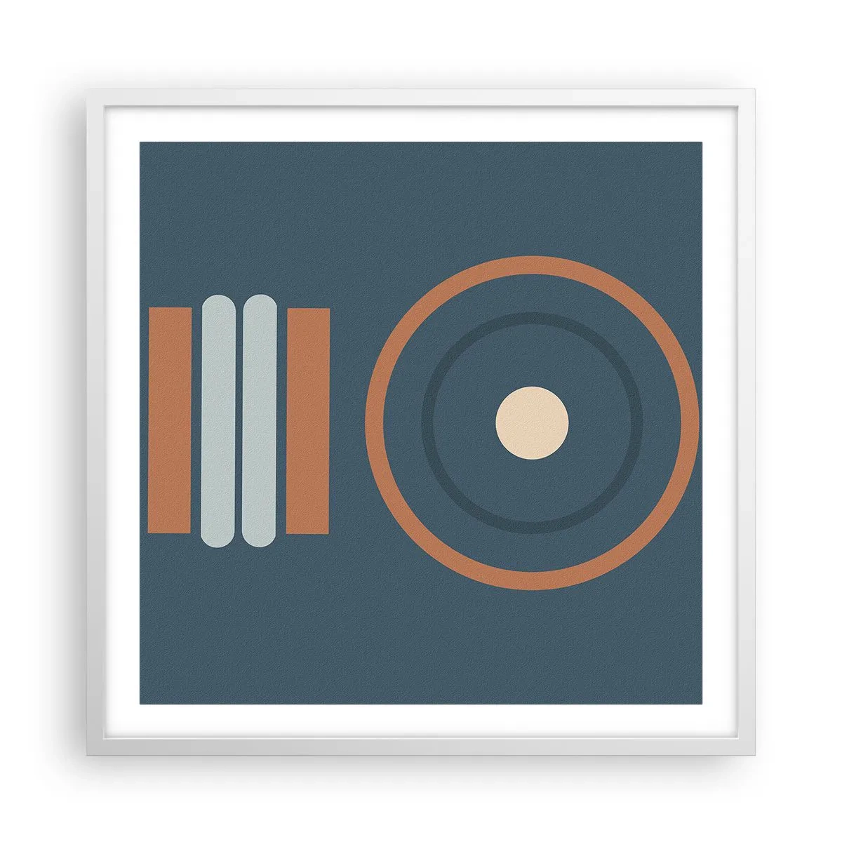 Poster in white frmae - The Matter of Things - 60x60 cm