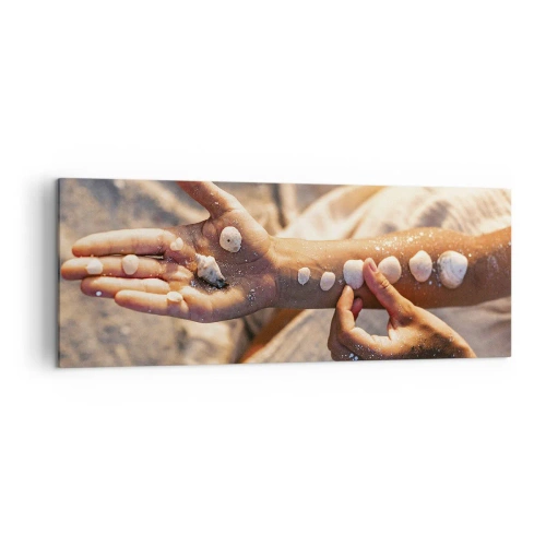 Canvas picture - Beauty at Hand - 140x50 cm