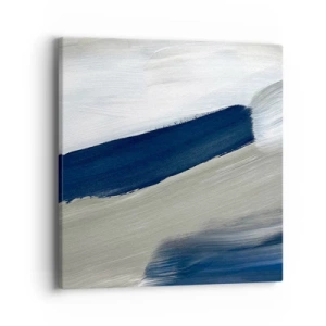 Canvas picture - Encounter with White - 40x40 cm