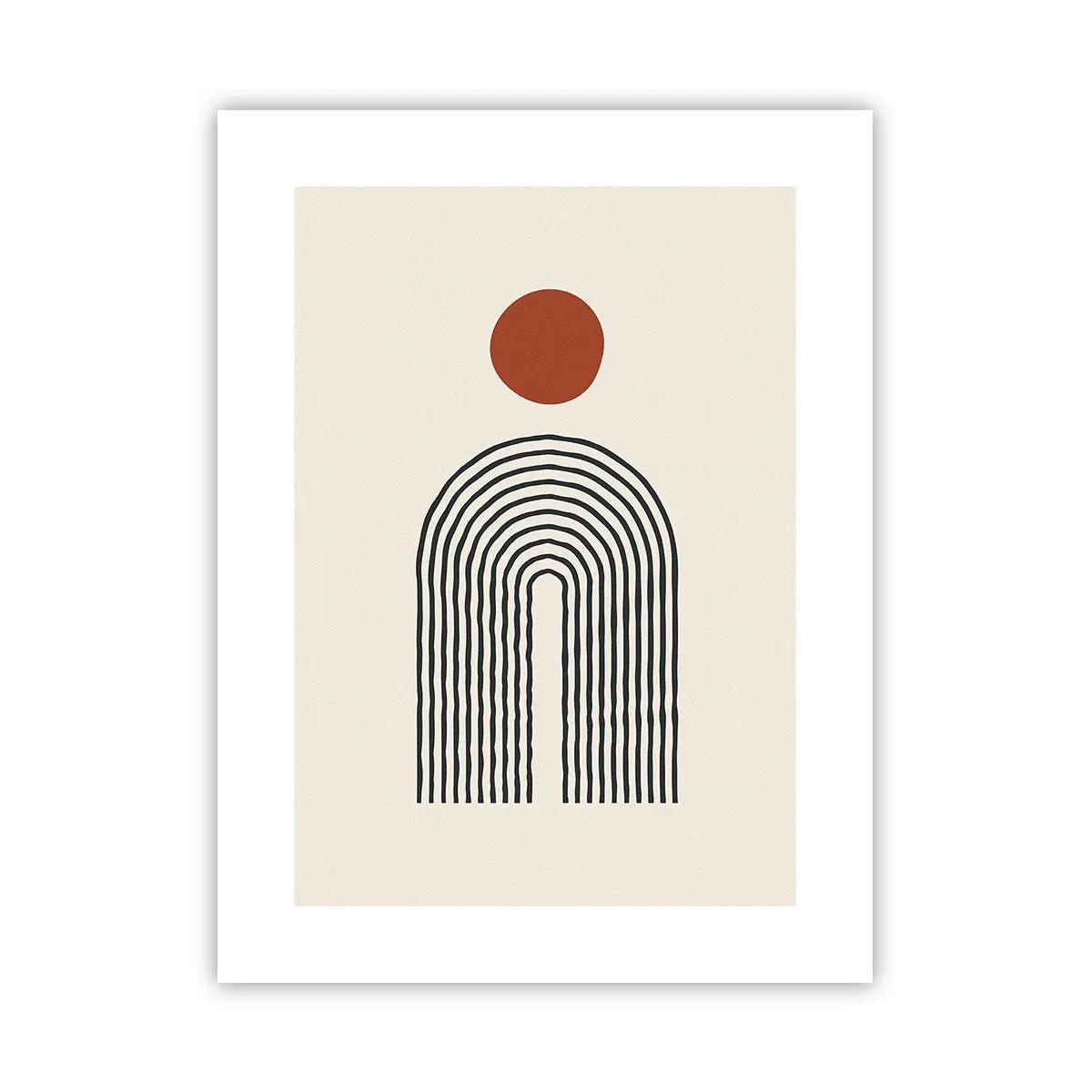 Poster - Magnetism of Shapes and Colours - 30x40 cm
