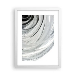 Poster in white frmae - Orbital Composition - 30x40 cm
