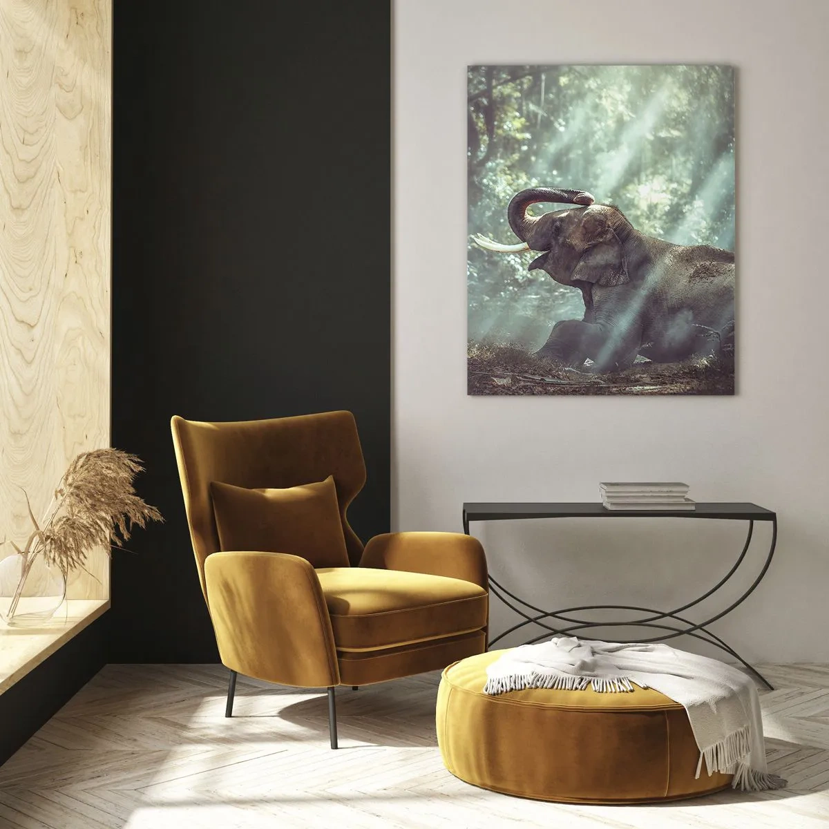Glass picture - Listen to This… - 80x120 cm
