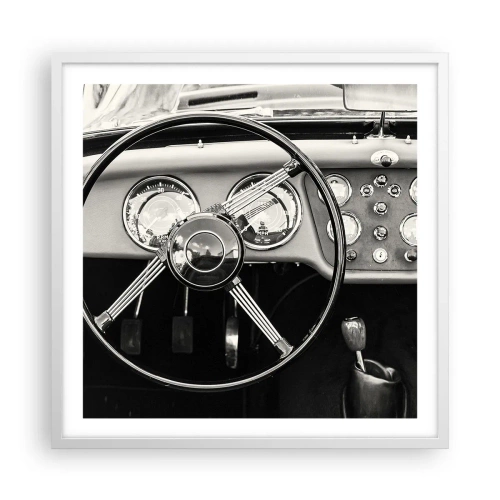 Poster in white frmae - Collector's Dream - 60x60 cm