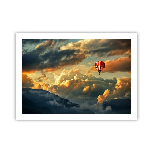 Poster - I Like Flying - 70x50 cm