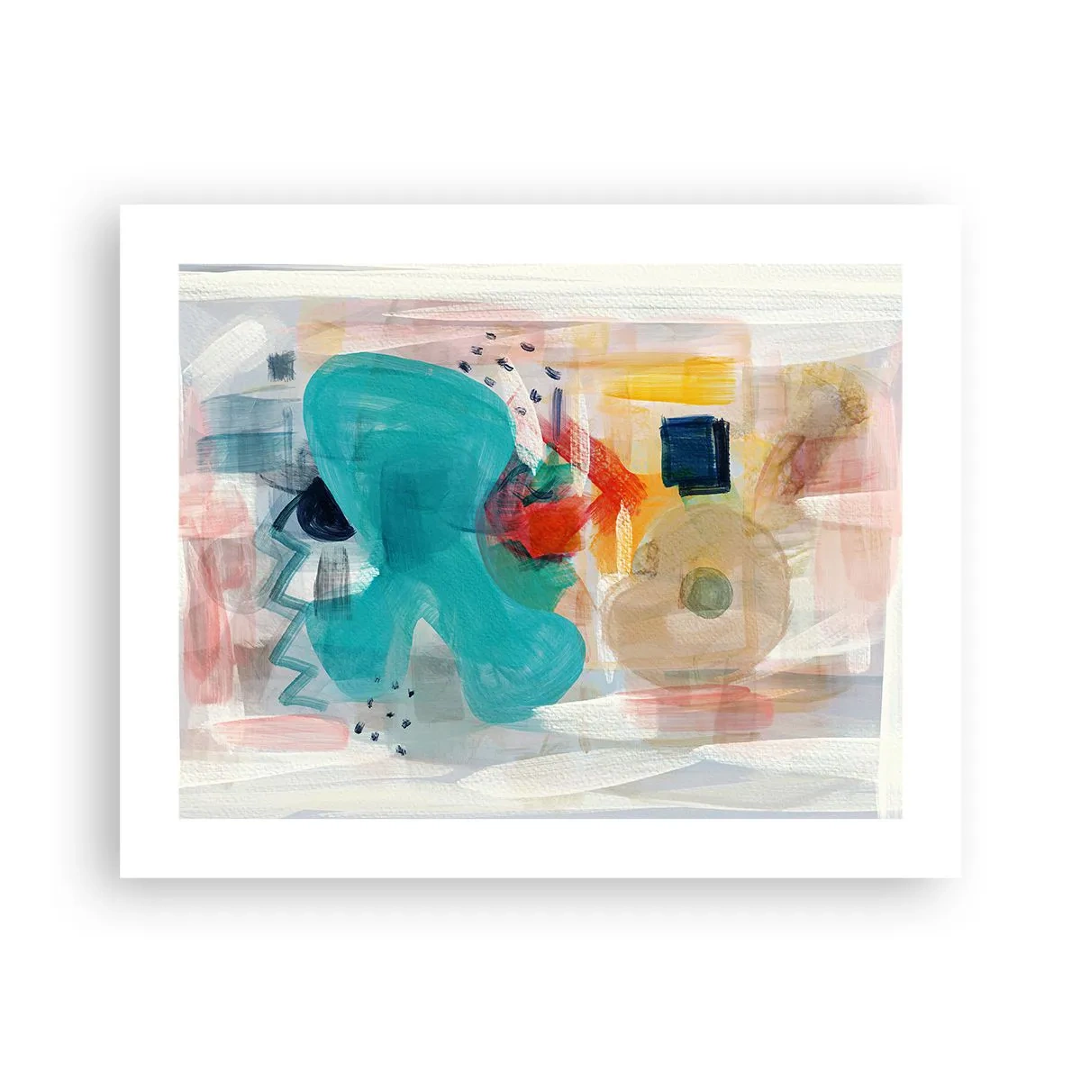 Poster - Colourful Game - 50x40 cm