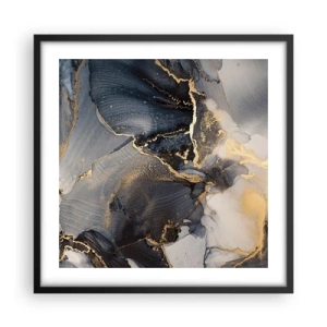 Poster in black frame - Life of a Stone - 50x50 cm