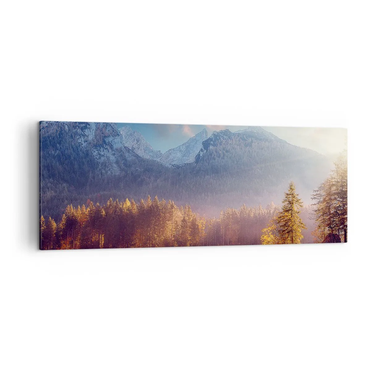 Canvas picture - In the Mountains and Valleys - 140x50 cm
