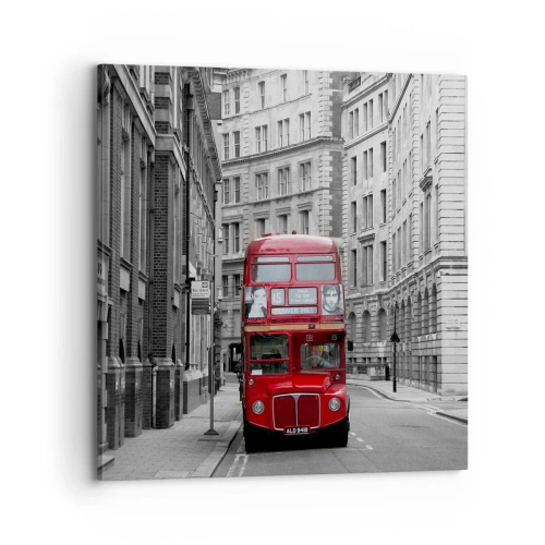 Canvas picture - Routine Doesn't Have to Be Grey - 70x70 cm