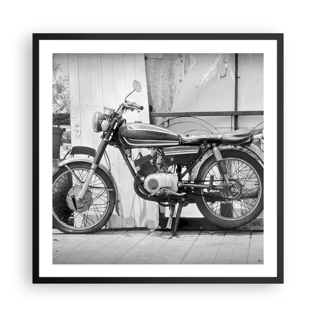 Poster in black frame - Classics above All - 60x60 cm