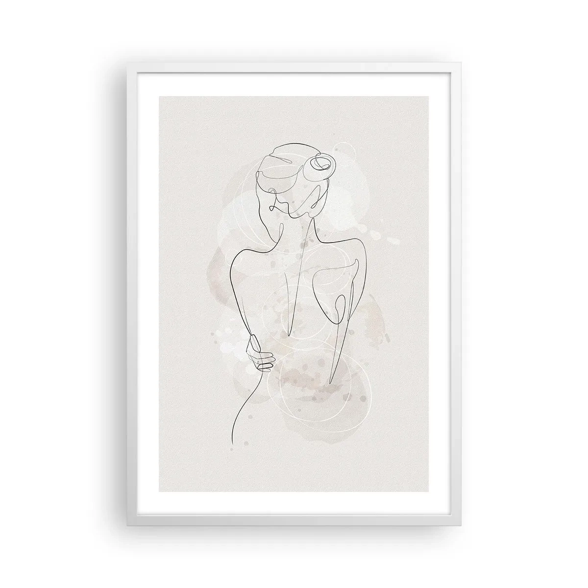 Poster in white frmae - Like a Sensitive Instrument - 50x70 cm