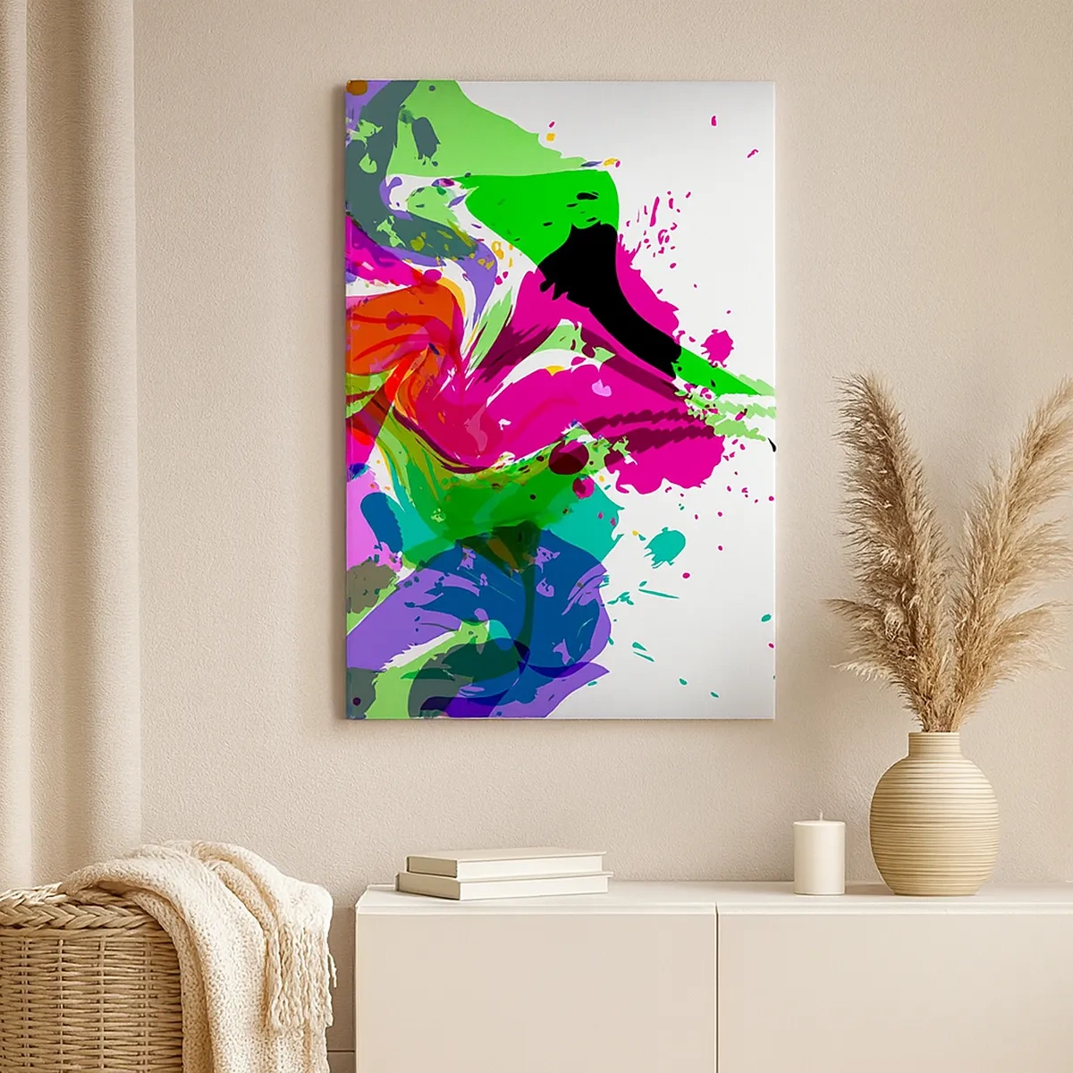 Canvas picture - Tale in Colours of a Rainbow - 50x70 cm
