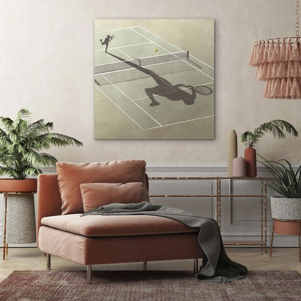 Canvas picture - Overcoming Yourself - 60x60 cm