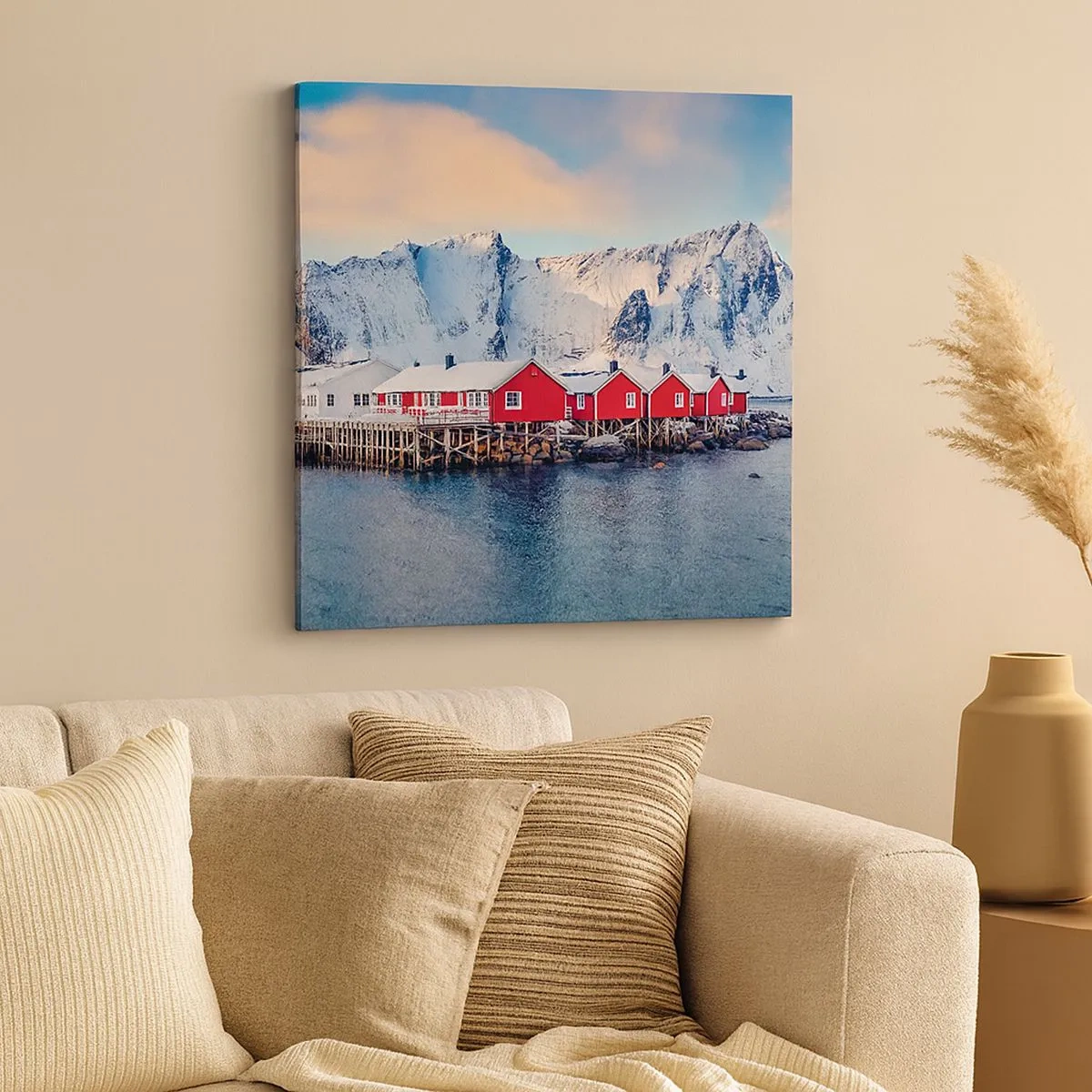 Canvas picture - Northern Retreat - 30x30 cm